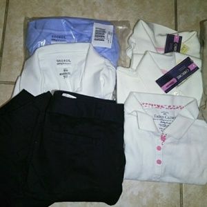 Girls uniform shirts